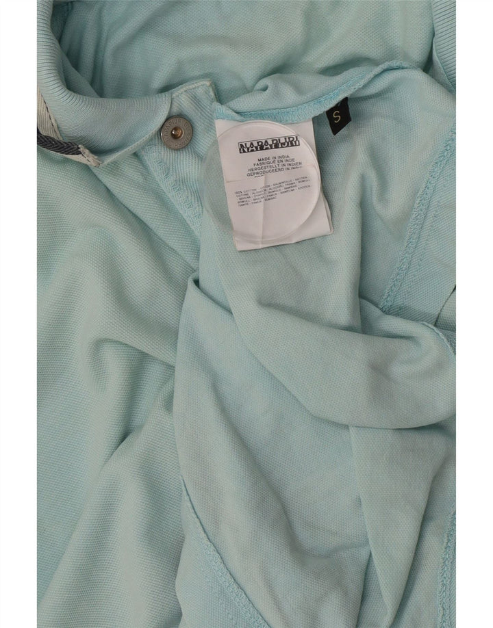 Napapijri Polo Hombre Small Azul Algodón