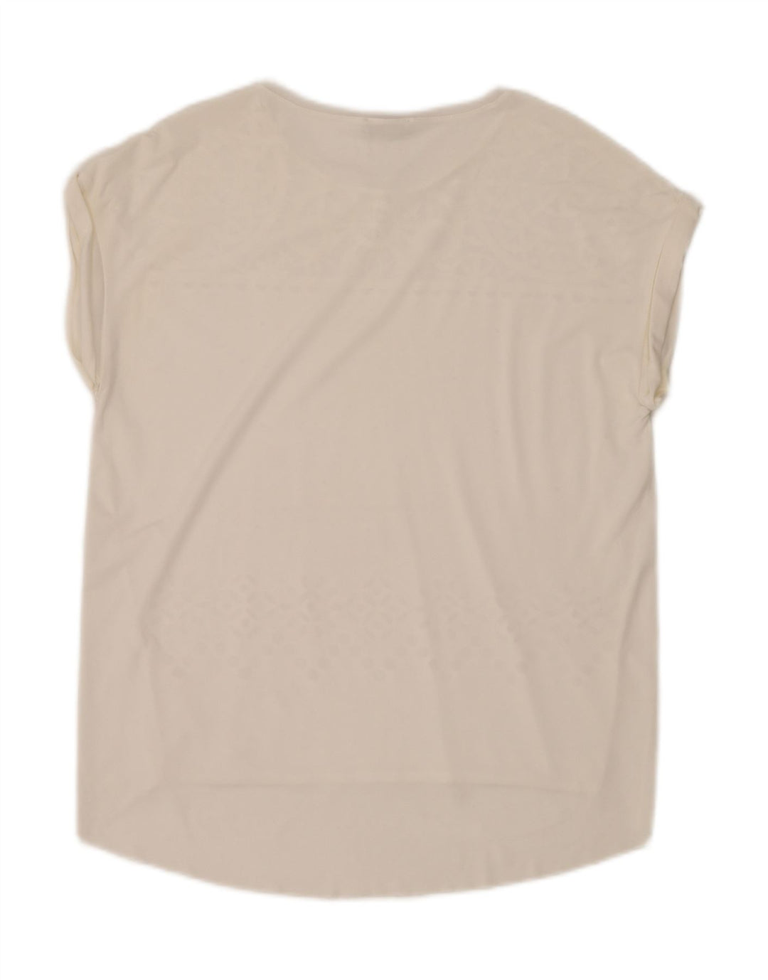 Zara Mujer Blusa Top Reino Unido 44 Medio Blanco Floral