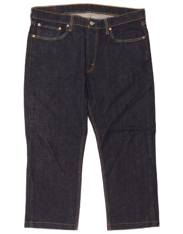 Levi's Mens 514 Capri Jeans W36 L24 Algodón Azul Marino