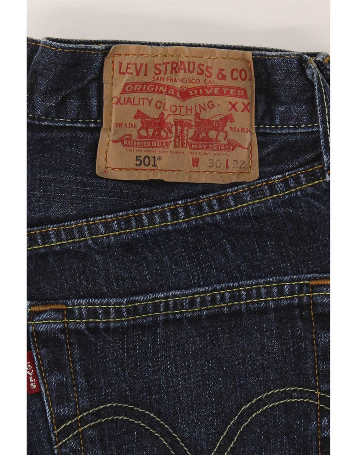 Levi's Hombre 501 Vaqueros Rectos W30 L32 Azul Marino