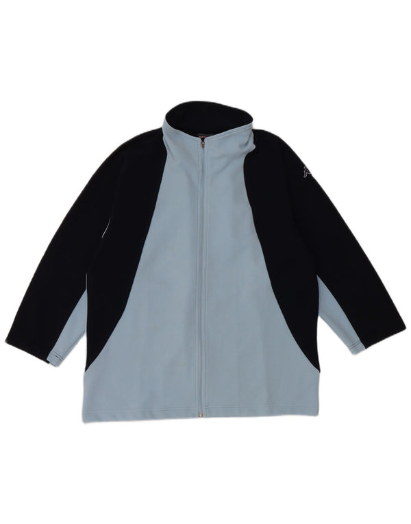Kappa Chaqueta de Chándal de Manga 3/4 para Mujer UK 40 XL Azul Colorblock