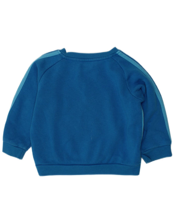 Adidas Sudadera para bebé niño (6-9 meses), color azul, algodón