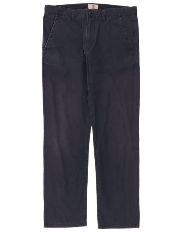 Timberland Pantalón chino recto para hombre W34 L31 Azul marino