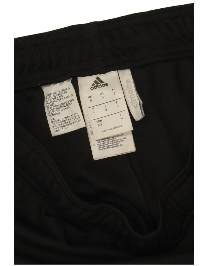 Adidas Mens Climalite Chándal Pantalones Pequeños Negro Poliéster