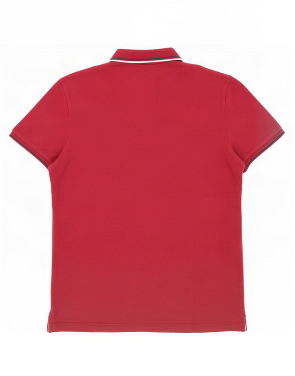 Diadora Polo Hombre XL Algodón Rayas Burdeos