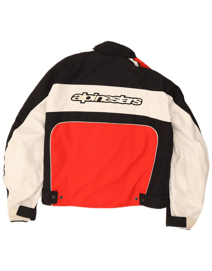 Alpinestars Chaqueta Graphic Racer para hombre UK 42 XL Poliéster con bloques de color rojo
