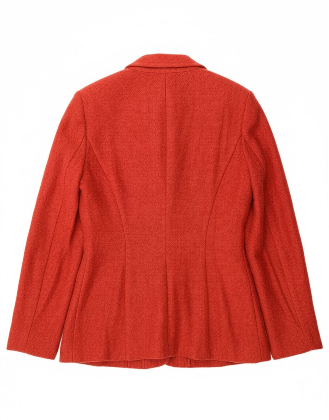 LUISA SPAGNOLI Womens Knit Blazer Jacket IT 44 Medium Red Acrylic