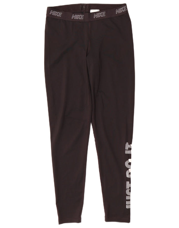 Nike Leggings gráficos para mujer UK 44 Grande Poliéster negro