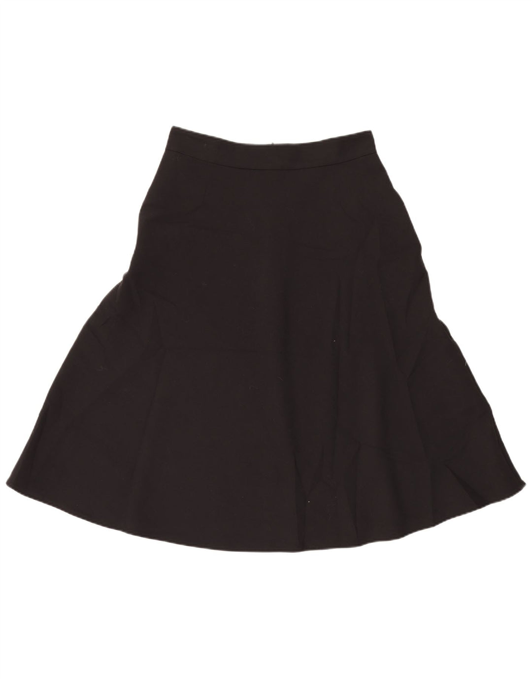Marks & Spencer Falda acampanada para mujer UK 12 Medium W30 Poliéster negro
