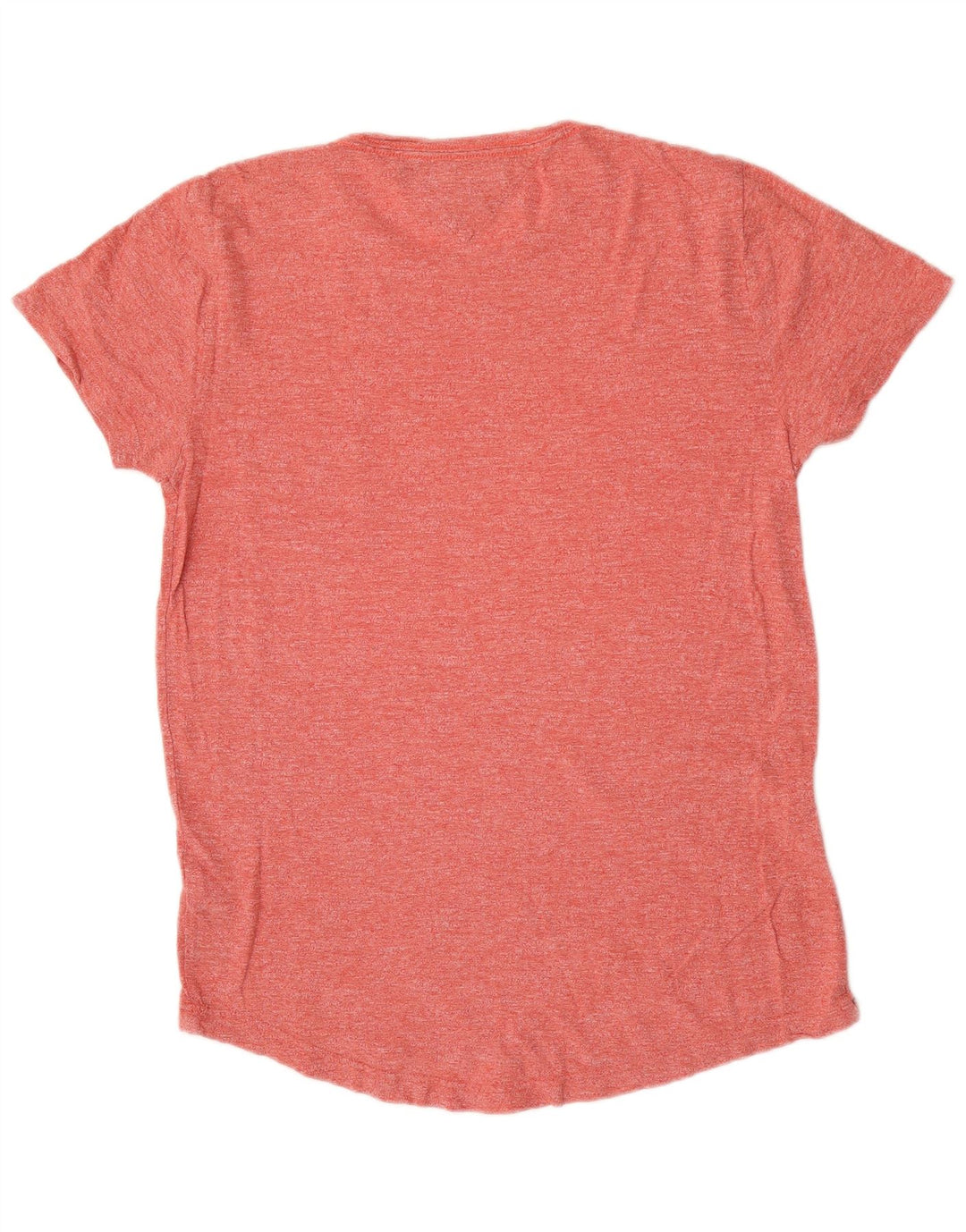 Tommy Hilfiger Camiseta para hombre Top Medium de algodón moteado rojo