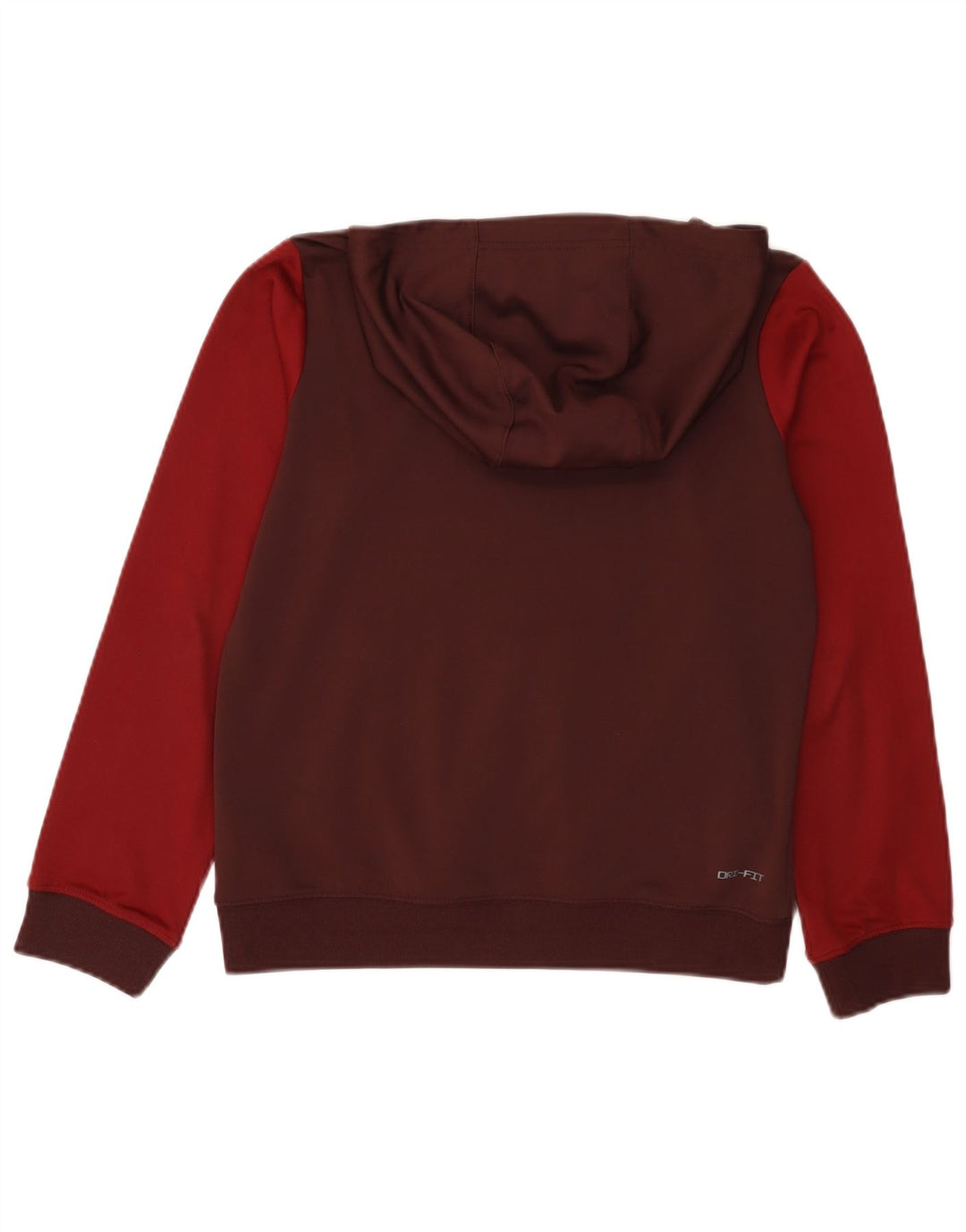 NIKE Sudadera con capucha para niños, talla grande, color burdeos, 12-13 años