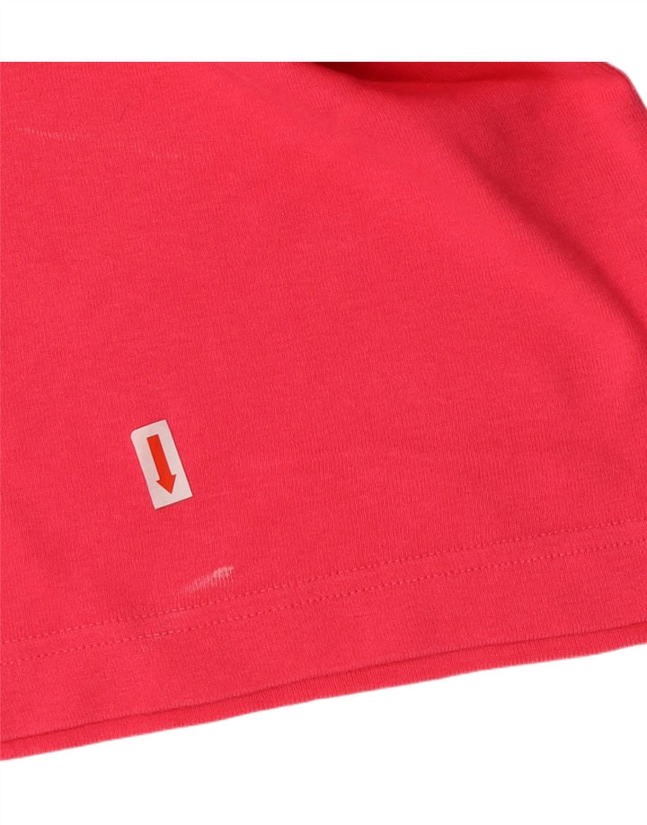 LACOSTE Camiseta Mujer Top Talla 42 Grande Rosa Algodón