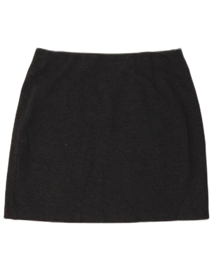 Marks & Spencer Minifalda para mujer UK 10 Small W30 Viscosa gris