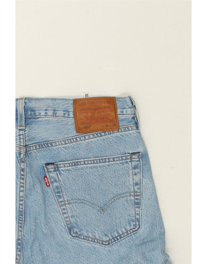 LEVI'S Jeans rectos 504 para hombre W33 L32 Algodón azul