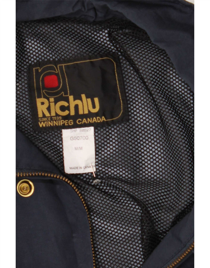 Richlu Chaqueta utilitaria para hombre UK 38 Medium Azul marino Nylon
