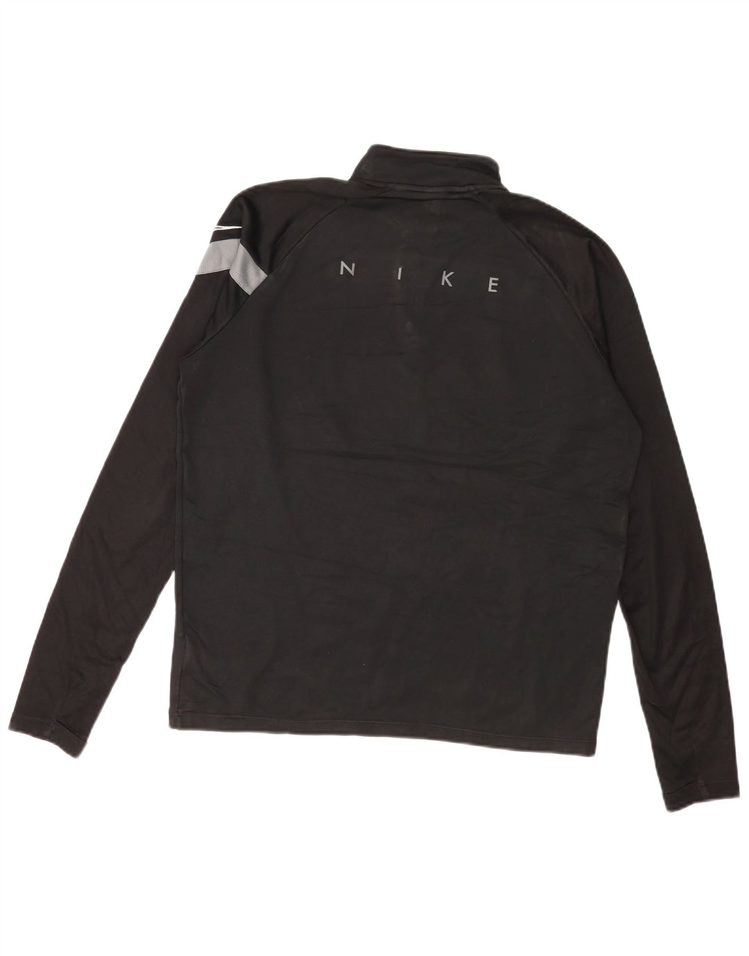 Nike Hombre Dri Fit Graphic Sudadera tipo jersey con bloques de color negro mediano