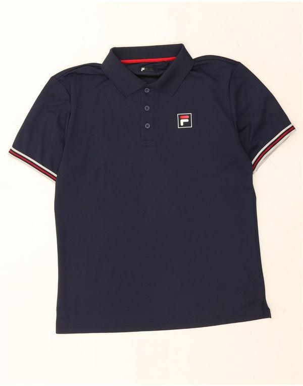 Fila Polo para hombre grande azul marino a rayas
