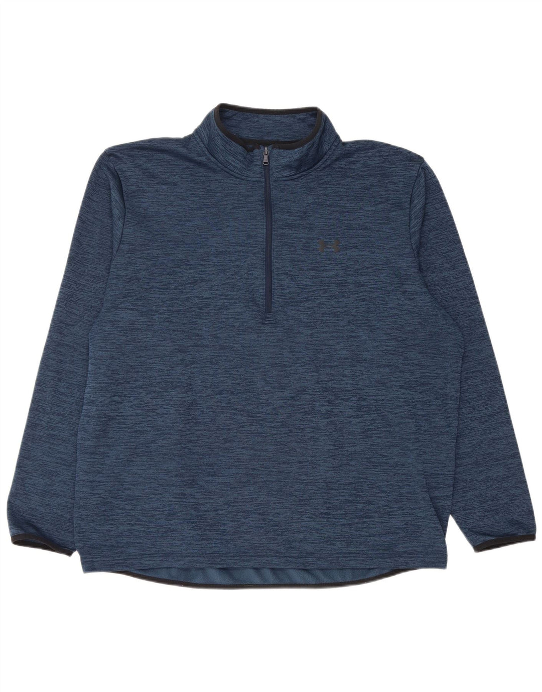 Under Armour - Chándal con cremallera y cuello para hombre, talla 2XL, color azul moteado