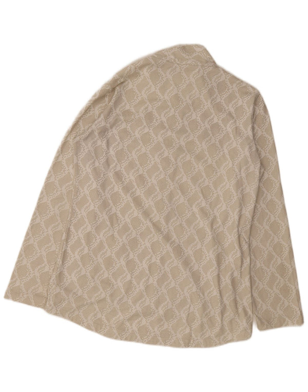 Champion Chaqueta de chándal para mujer UK 18 XL Beige Animal Print Poliéster