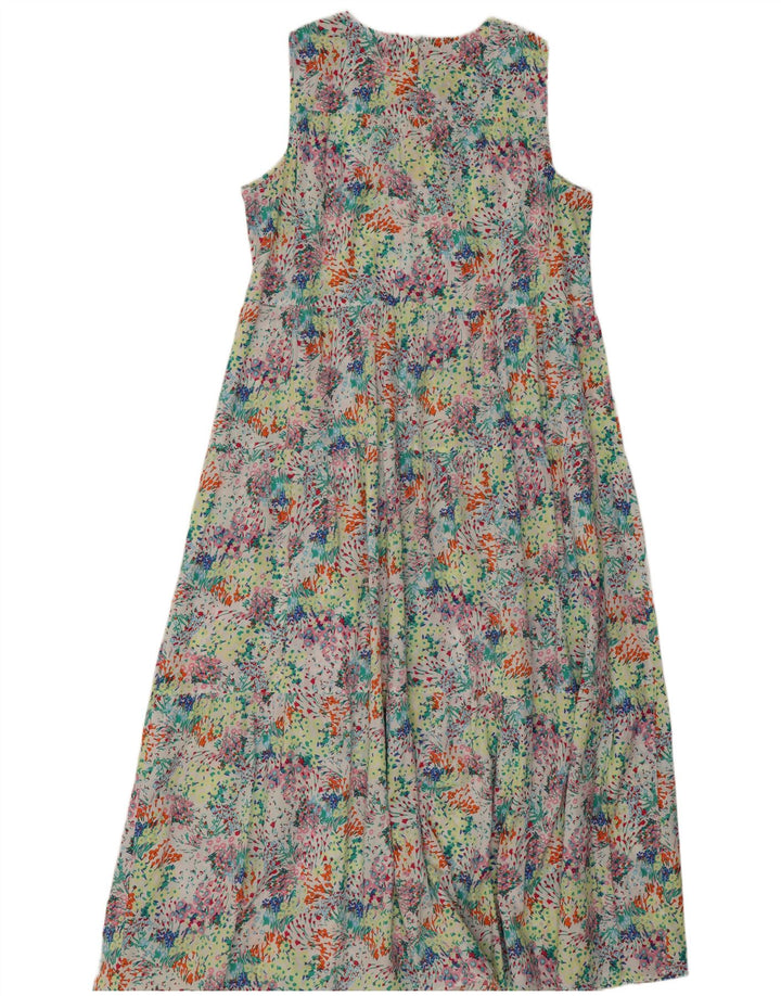 Marks & Spencer Vestido largo para mujer UK 44 Grande Multicolor Floral