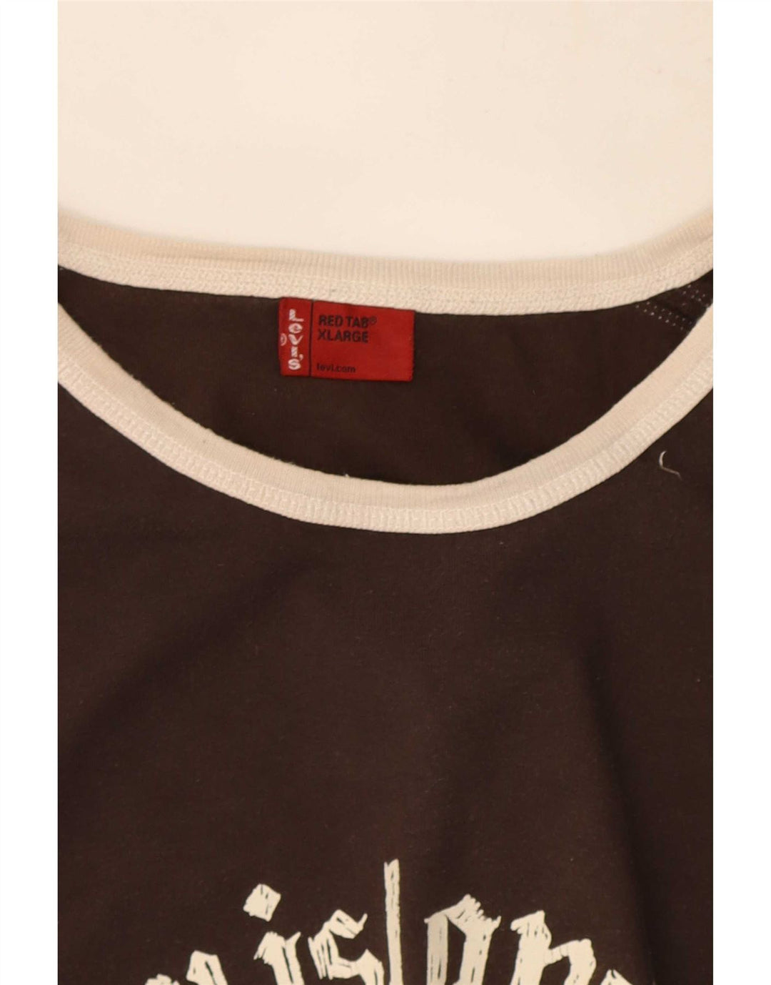 Levi's Mens Graphic Top Manga Larga XL Marrón Colorblock