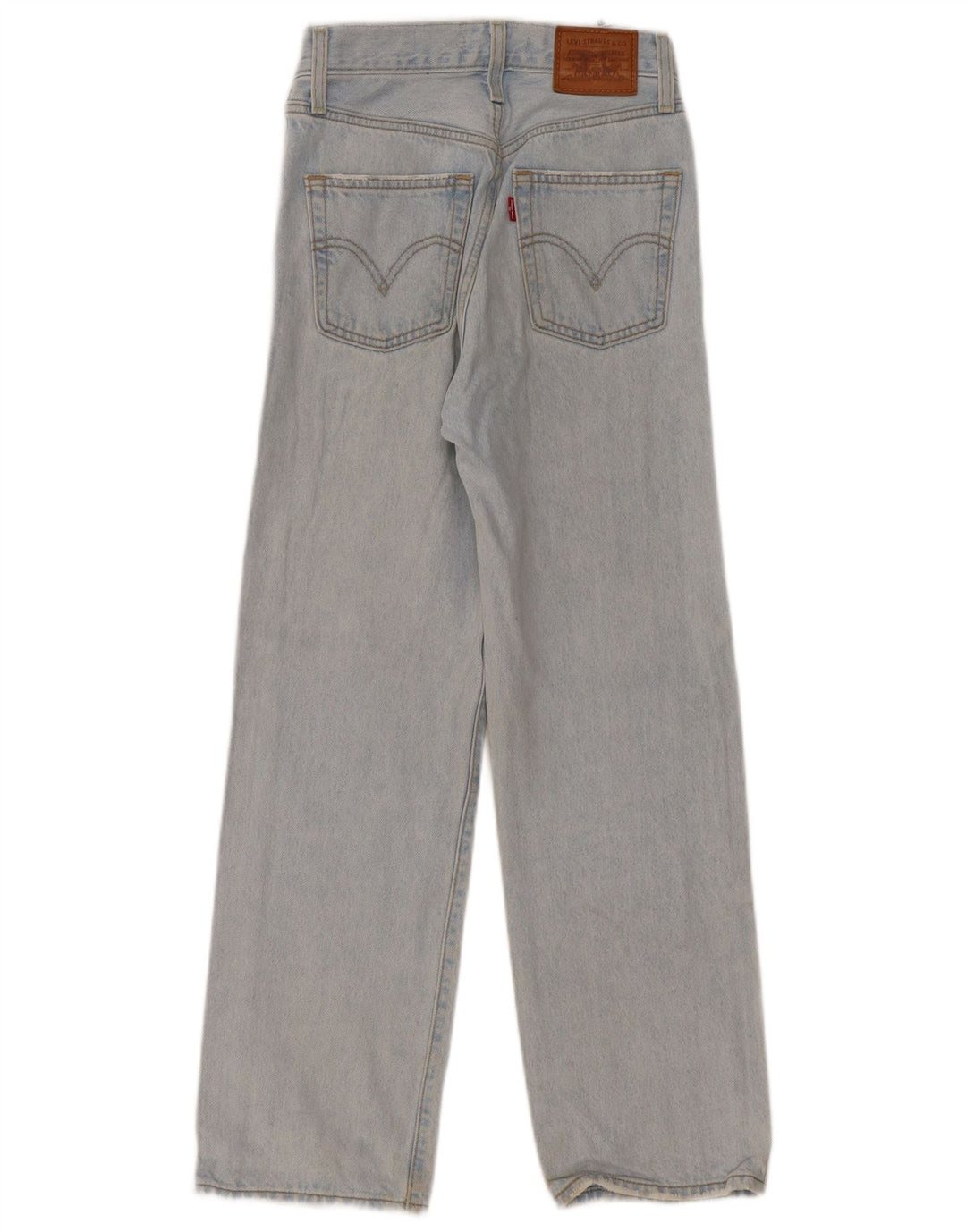 Vaqueros Levi's Ribcage Rectos Mujer W23 L27 Algodón Azul