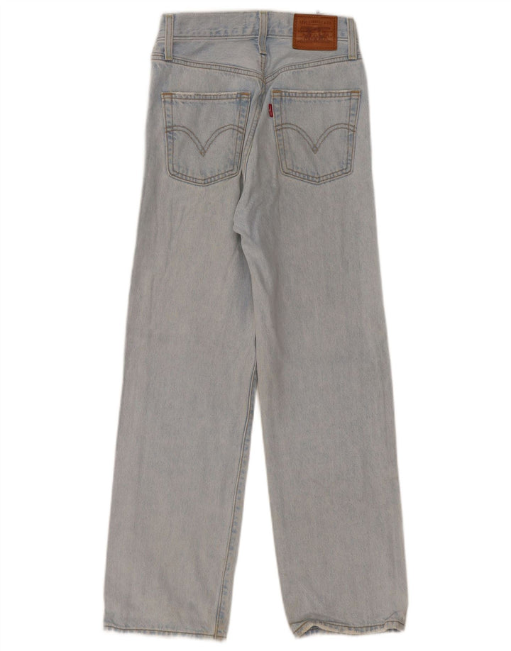 Vaqueros Levi's Ribcage Rectos Mujer W23 L27 Algodón Azul