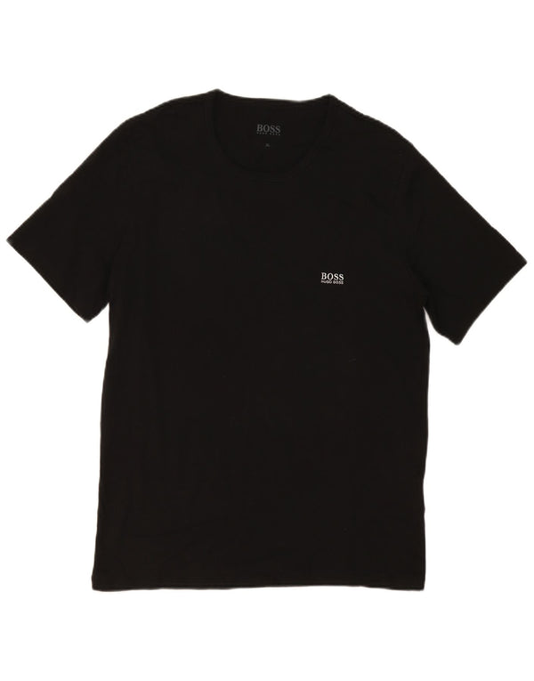 Hugo Boss Hombre Camiseta Top XL Algodón Negro