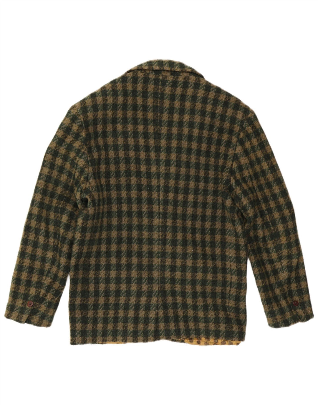 DUK Chaqueta tipo blazer de 2 botones para hombre UK 38 Medium Green Check