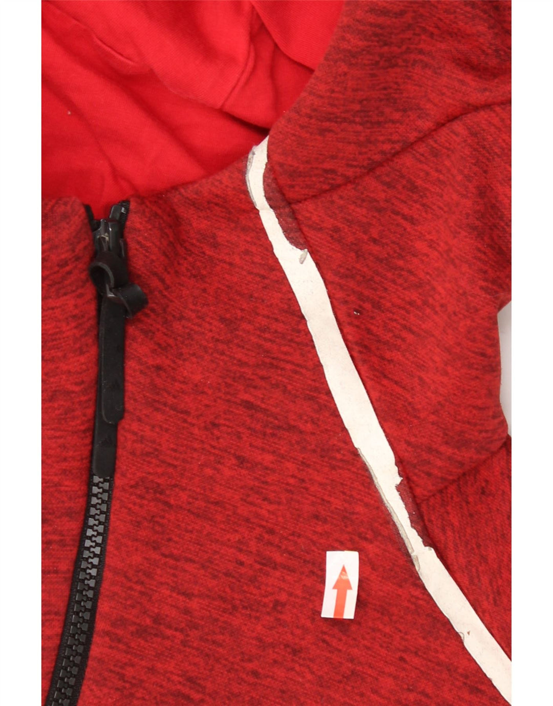 Adidas Hombre Chándal Top Chaqueta Mediano Rojo Moteado Poliéster
