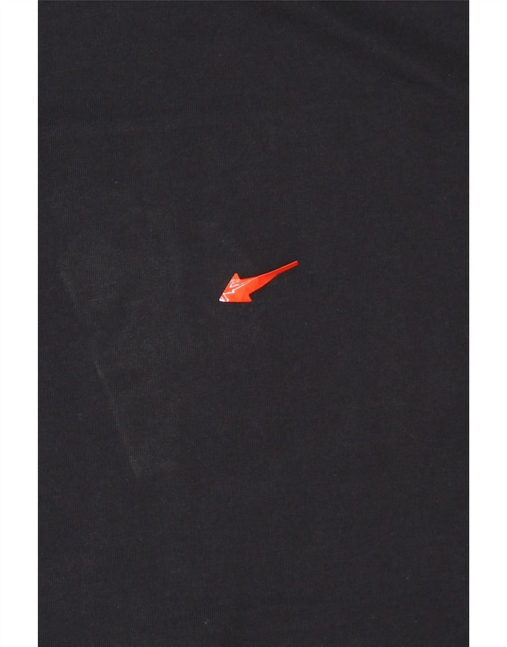 THE NORTH FACE Mens Graphic T-Shirt Top Medium Navy Blue Colourblock
