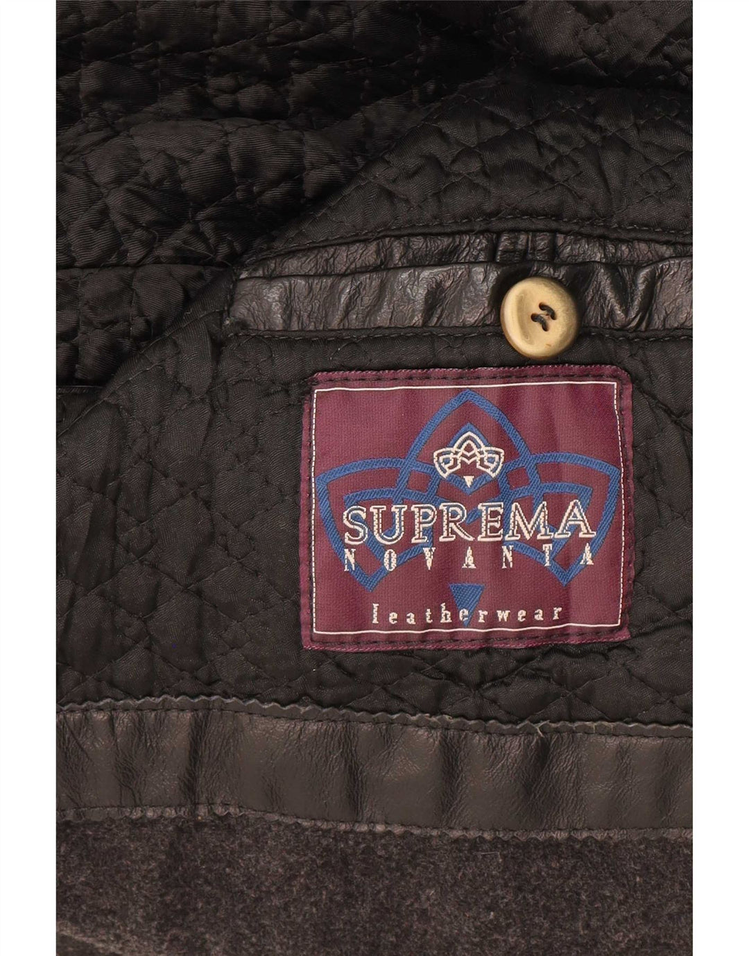 Suprema Chaqueta de cuero para hombre IT 58 4XL Negro