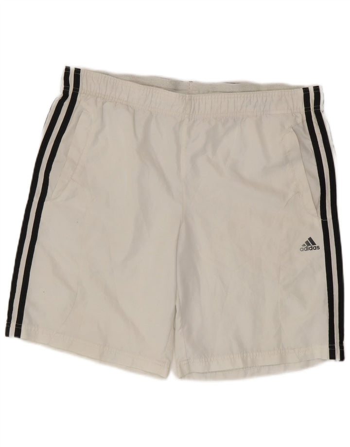 Adidas Mens Climacool Sport Shorts Medio Blanco Colorblock Poliéster