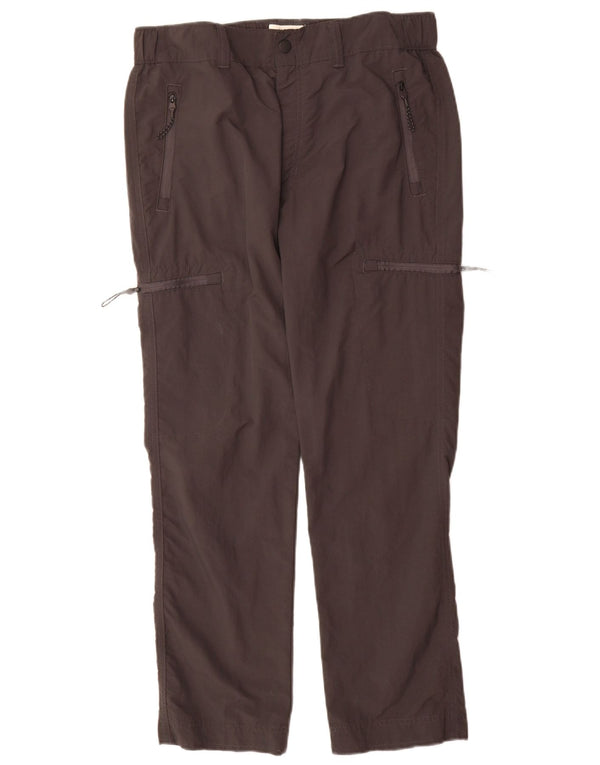 Marks & Spencer Pantalones cargo rectos para hombre W32 L29 Poliamida gris