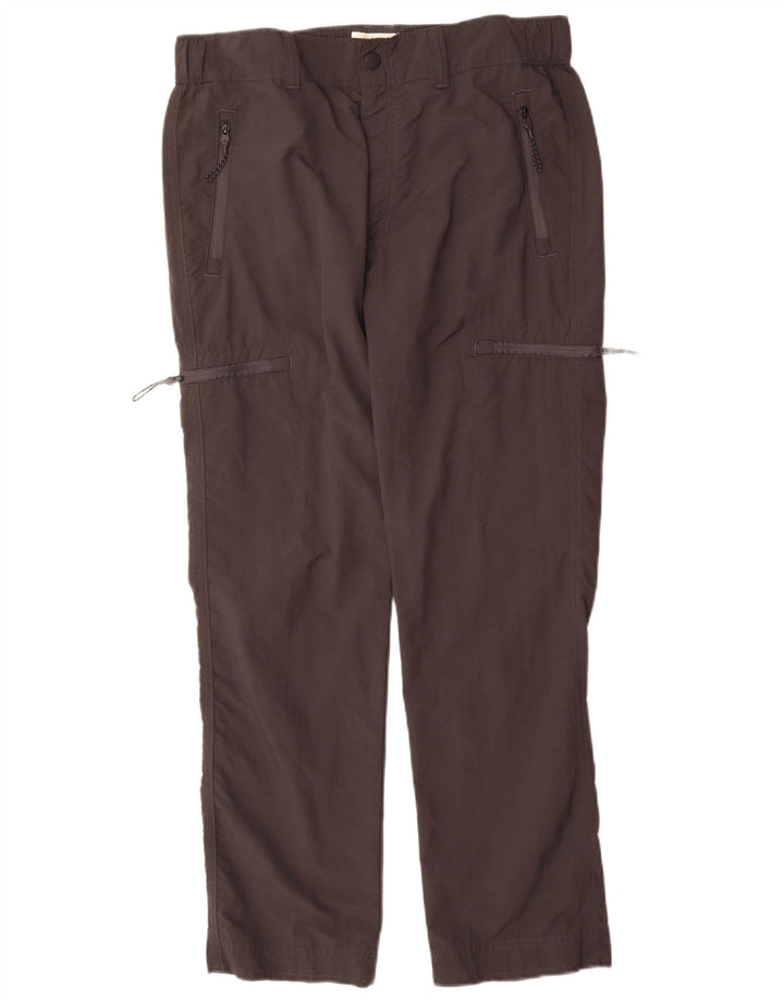Marks & Spencer Pantalones cargo rectos para hombre W32 L29 Poliamida gris