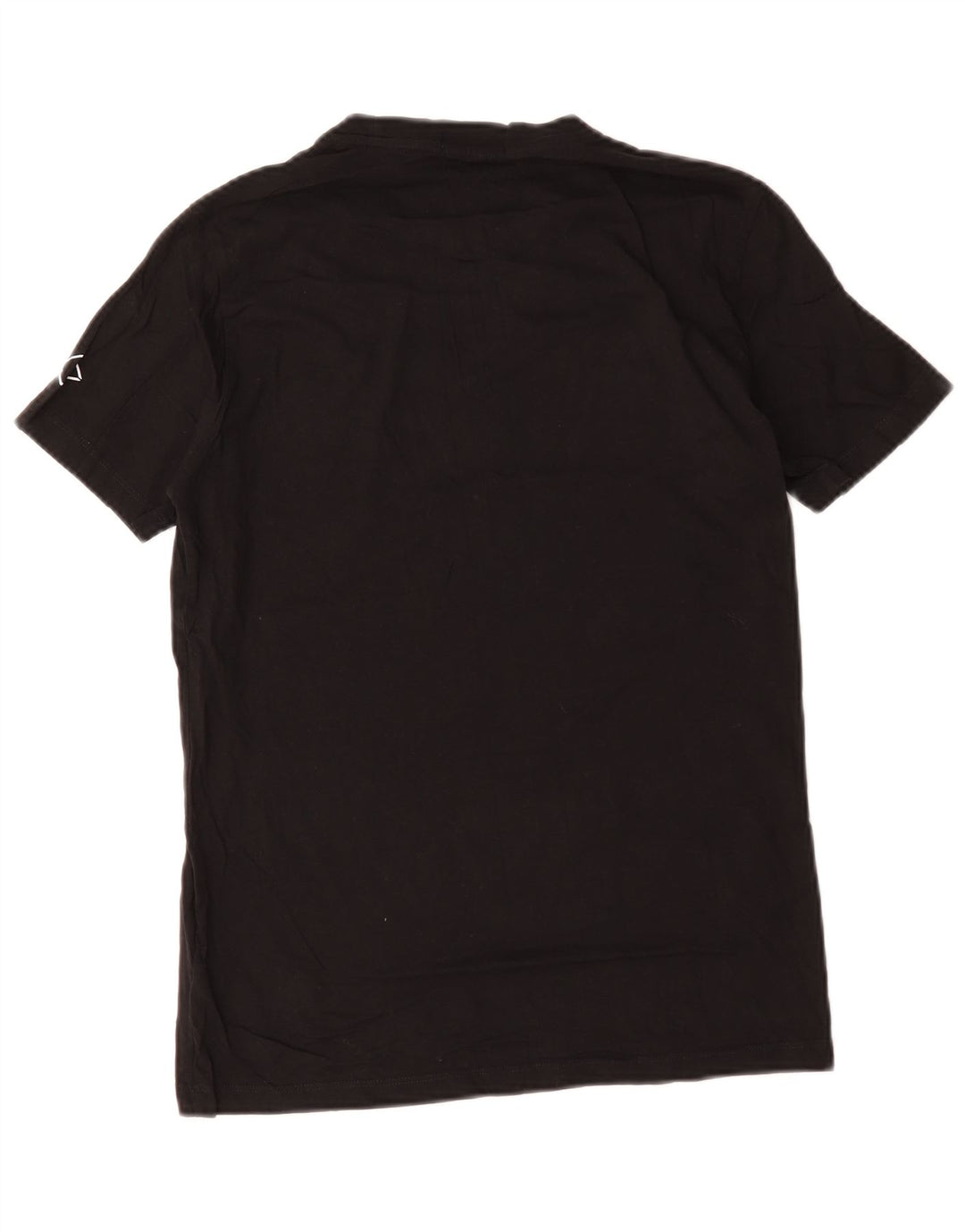 Replay Camiseta gráfica para hombre Top mediano de algodón negro