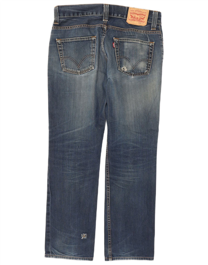 Levi's Hombre 511 Vaqueros Slim Desgastados W33 L29 Algodón Azul