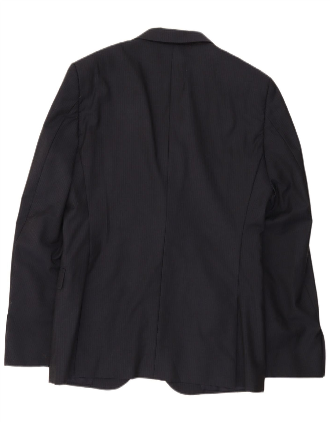 Calvin Klein Chaqueta tipo blazer de 2 botones para hombre IT 48 Mediana azul marino a rayas
