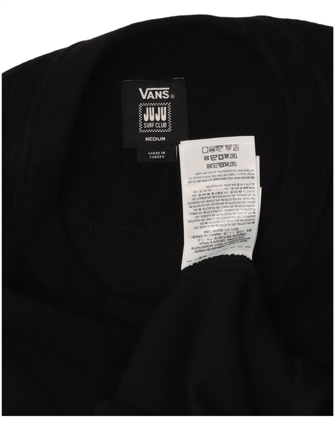 Vans Hombre Sudadera Gráfica Jumper Medium Negro Algodón