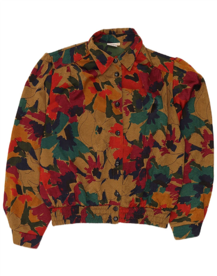 JORG PETERSON Blusa camisera para mujer EU 42 Grande Multicolor Floral