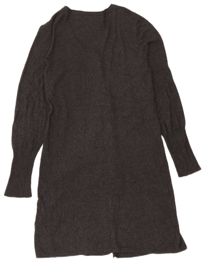 Marks & Spencer Suéter tipo cárdigan largo para mujer UK 44 Viscosa gris grande