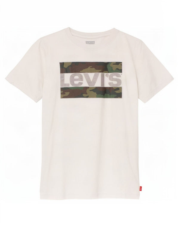 Levi's Camiseta gráfica para niño 13-14 años Blanco Algodón