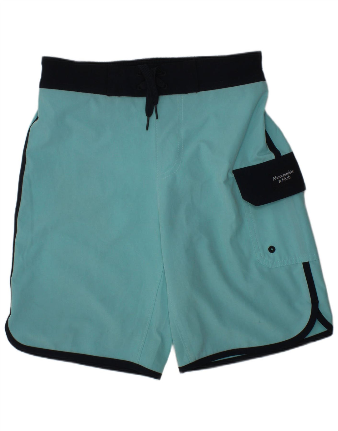 ABERCROMBIE & FITCH Boys Swimming Shorts 9-10 Years  Blue Polyester