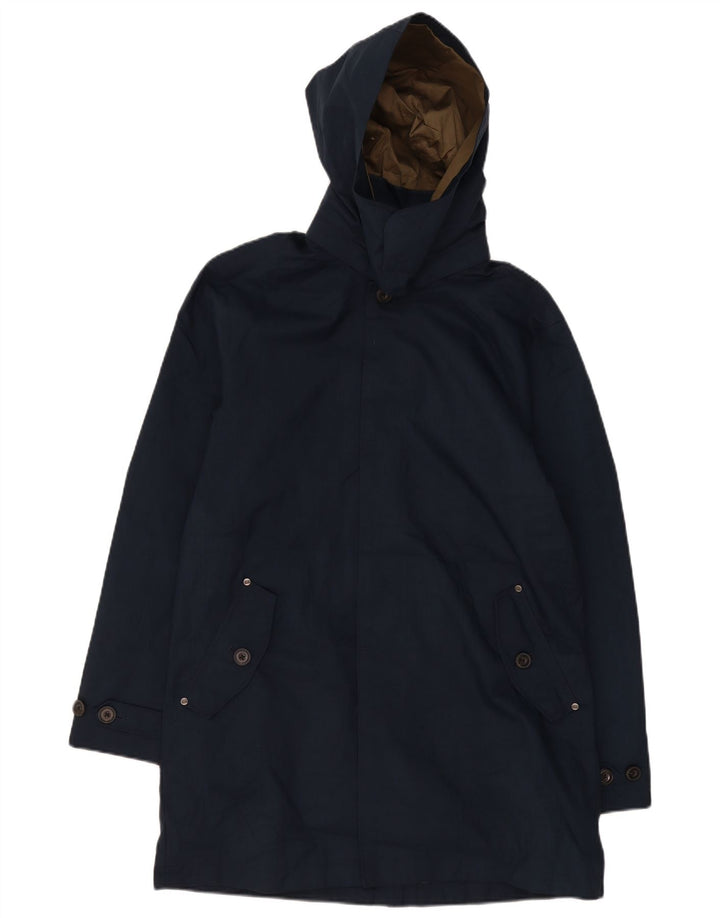 Timberland Parka con capucha para hombre, talla 40, poliéster azul marino grande