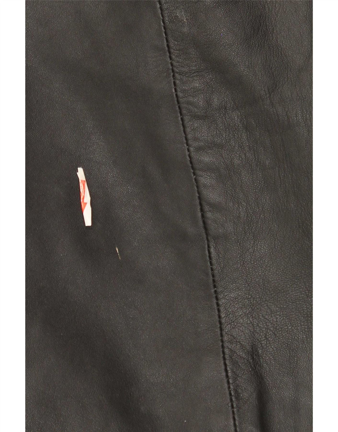 Vintage hombres cuero Blazer chaqueta Reino Unido 42 XL negro