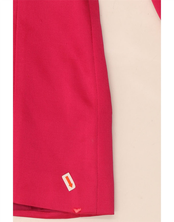 TULLO Chaqueta tipo blazer de 3 botones para mujer EU 38 Lana rosa mediana