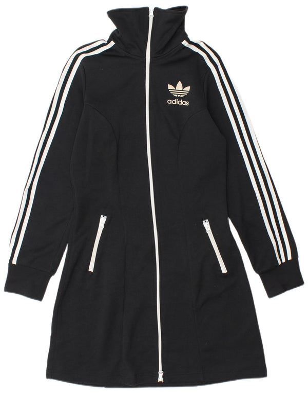 Adidas Chaqueta larga de chándal para mujer IT 36 XS Negro