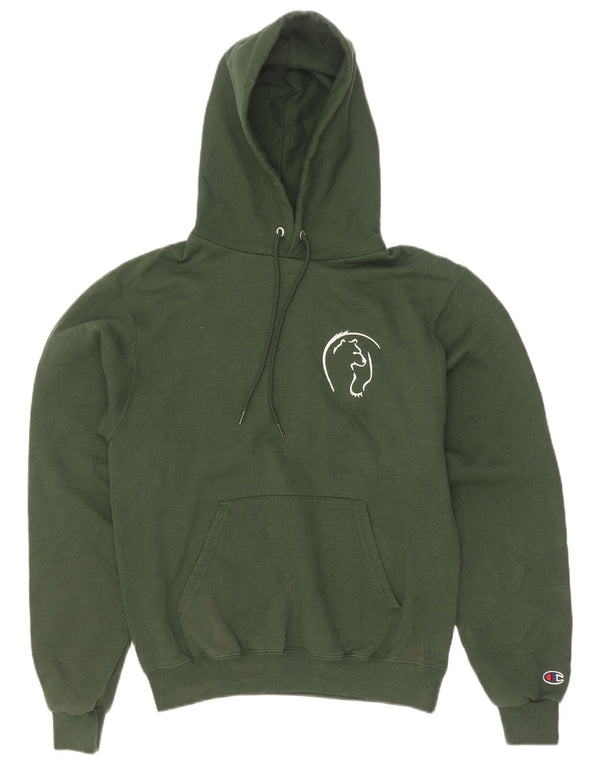 Champion Sudadera Con Capucha Gráfica Para Hombre Jersey Pequeño De Algodón Verde