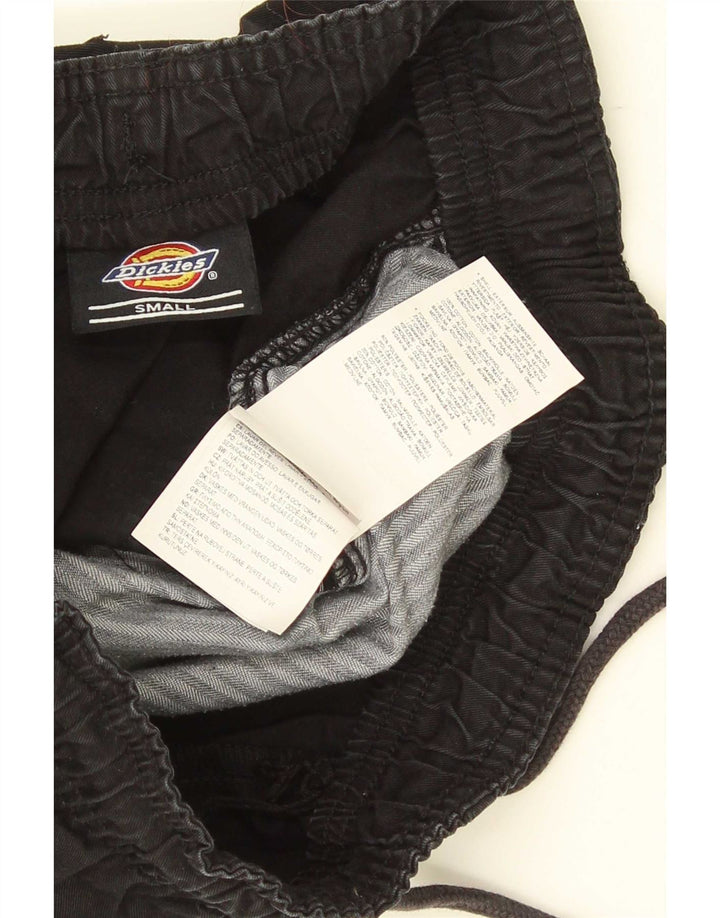 Dickies Pantalones cortos chinos para hombre pequeños W28 Algodón negro
