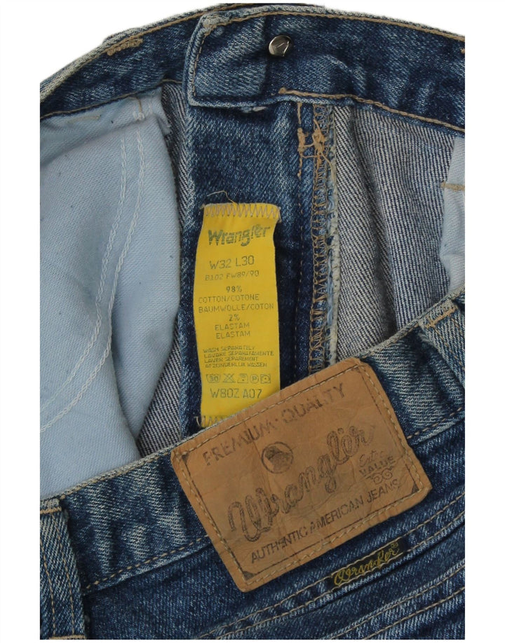 Vaqueros Wrangler Mujer Slim W32 L30 Algodón Azul